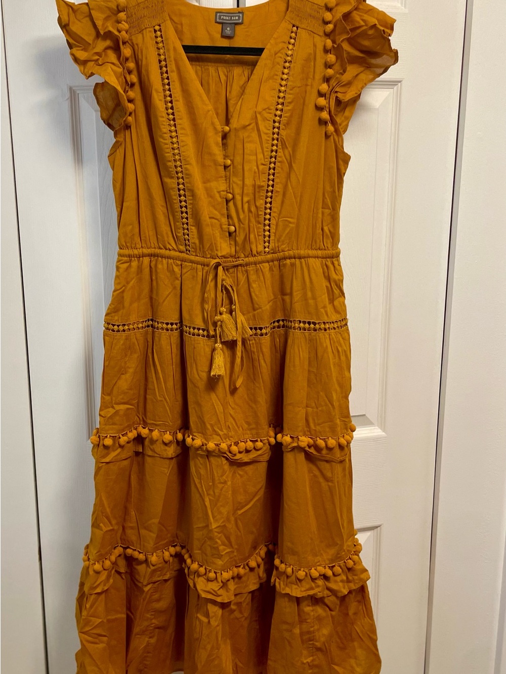 JCrew Women Dress for Fall with Tassel belt